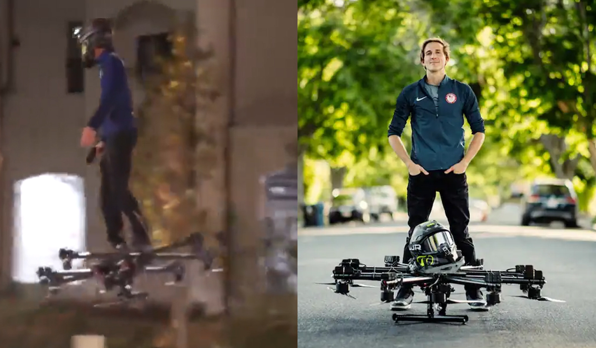Watch This Man Blow Your Mind With His Self-made Hoverboard